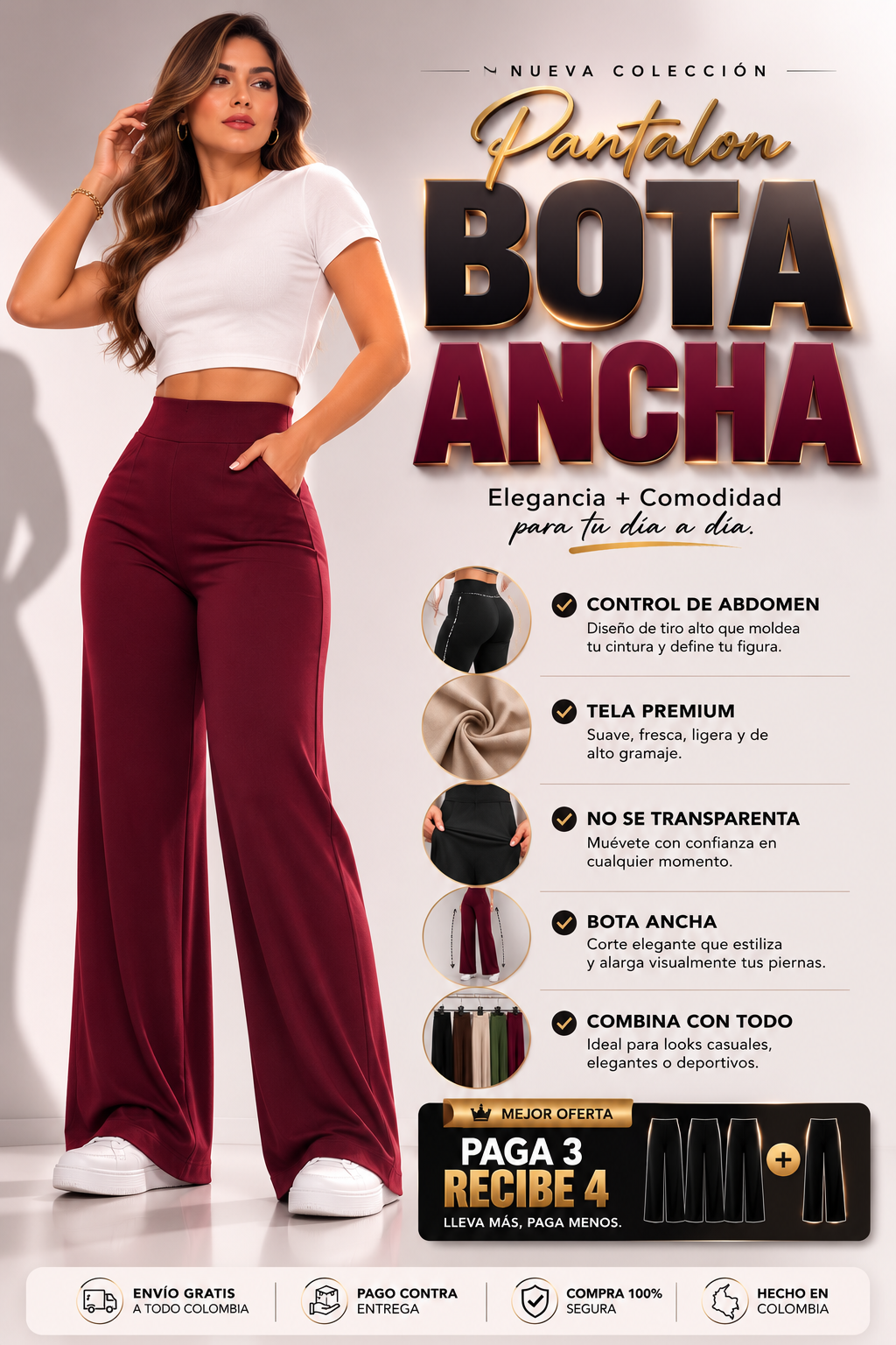 Pantalón Bota Ancha